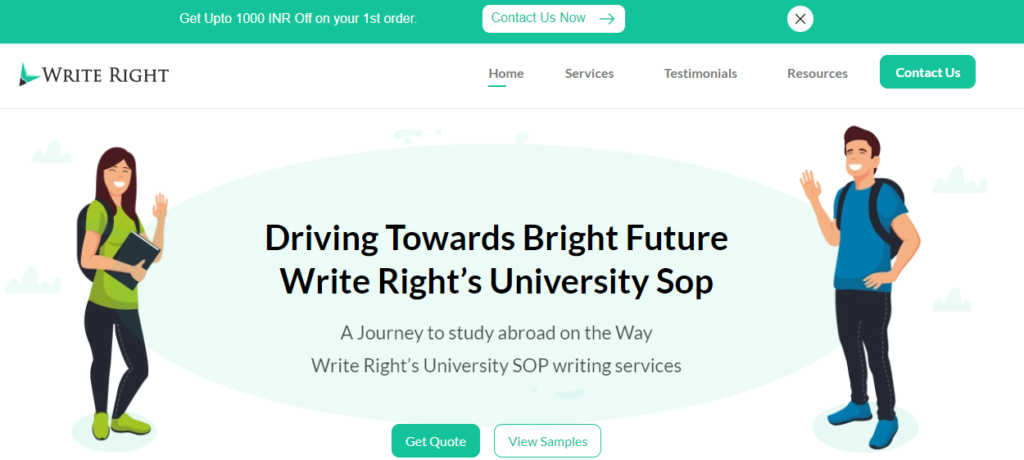 Write Right SOP writers