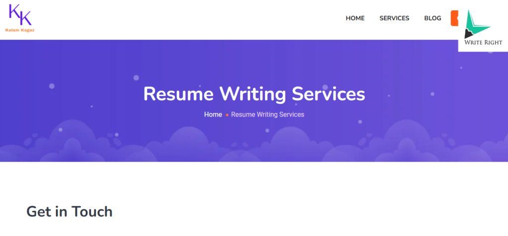 Resume writing at kalam kagaz